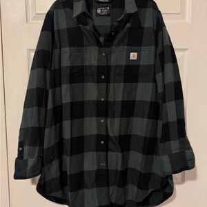 Carhartt Women’s Black Plaid Tunic